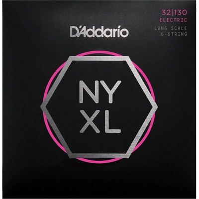D'Addario NYXL32130 Струни за 6-струнна бас китара