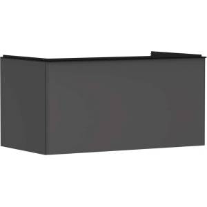 Hansgrohe Xelu Q - Шкафче за умивалник, 50x98x55 см, 1 чекмедже, матово сиво/матово черно 54059670 (54059670)