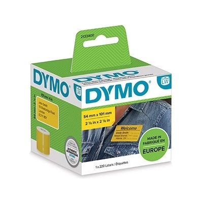 DYMO хартиени етикети 101мм x 54мм, жълти, за превоз, 220 бр, 2133400 (2133400)
