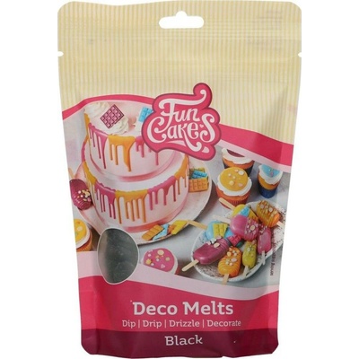 FunCakes Deco Melts Polevá Černá 250 g