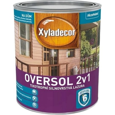 Xyladecor oversol 2v1 2,5 l biely krycí