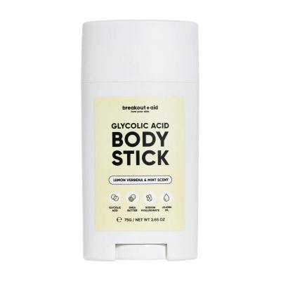 Breakout+aid peeling tyčinka na telo s kyselinou glykolovou 75 g
