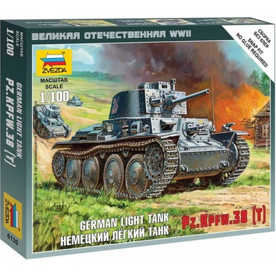 Zvezda German Light Tank Pz.Kpfw. 38t 1:100