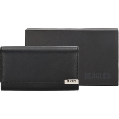 Santa Lucia Elegantná peňaženka Beagles čierna