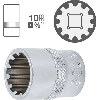 KS TOOLS Къси вложки gear lock 3/8" от 4.50лв