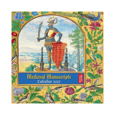 Flame Tree Publishing British Library: Medieval Manuscripts Wall Art 2027
