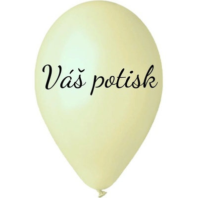 Personal Svet balonku Balónek s textem Krémový 26 cm
