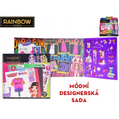 Omaľovánka s nálepkami MGA Rainbow Highviacfarebná