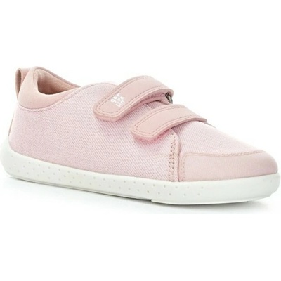 Garvalín Zapato Lona Metalizado Rosa barefoot tenisky