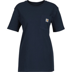 Carhartt Дамска тениска Carhartt Women's Loose Fit Heavyweight S/S Pocket Cotton T-shirt - Navy (116-6642-0212)