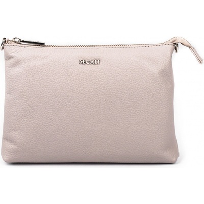Segali kožená malá kabelka crossbody SG-A6 taupe