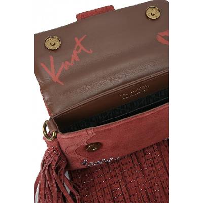 Kurt Geiger London чанта crossbody дамска от велур OXFORD (5842954219)
