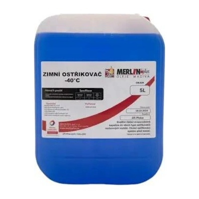 Merlin Zimní kapalina do ostřikovačů -40°C 5 l