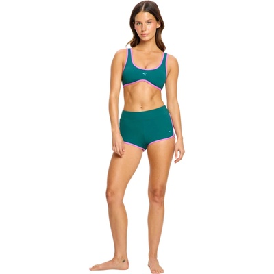 Puma & Modibodi menštruačné plavky Short Super Emerald Ice spodný diel