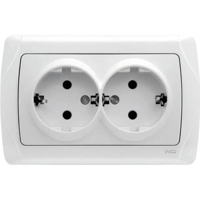 Viko by panasonic КОНТАКТ ДВОЕН VIKO BY PANASONIC Carmen (8691138147945)