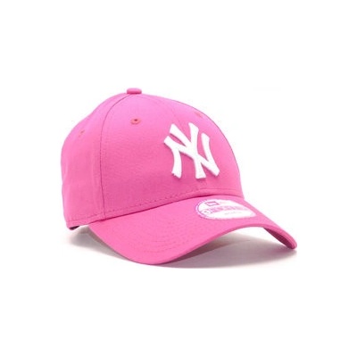 New Era Fashion Essential New York Yankees Pink/White 9FORTY Strapback růžová / bílá / růžová