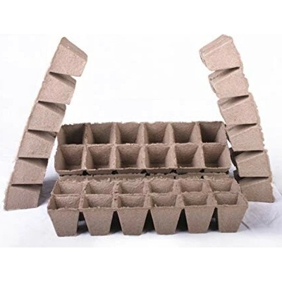 Jiffy hranatý sdružený 6x6x6 cm / pro 12 ks