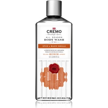 Cremo Spice & Black Vanilla Body Wash душ гел за мъже 473ml