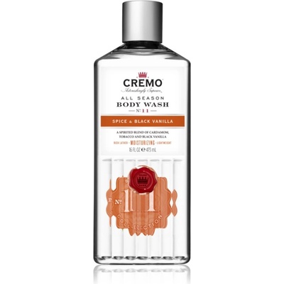 Cremo Spice & Black Vanilla Body Wash душ гел за мъже 473ml