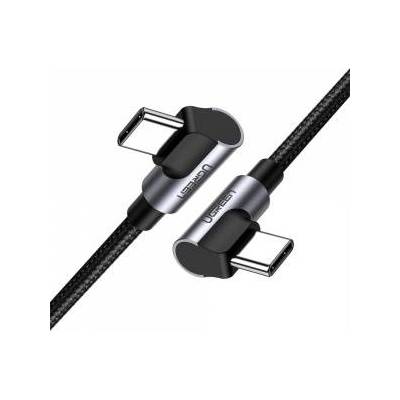 Ugreen USB-C to USB-C Angled Cable UGREEN US323, PD, 3A 60W, 1m (Black)