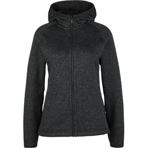 Heber Peak Дамско поларено яке Heber Peak Women's CrownHe. II Knit Zip Hoody Fleece jacket - Black / Melange - размер XXL (105-5508-0316)