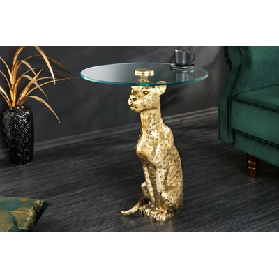 Bighome Wildlife Panther 60 cm starožitný zlatý