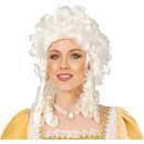 Dámská paruka barokní dáma bílá baroque