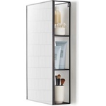 Umbra hk ltd (Канада) Стенно огледало umbra cubiko с 3 скрити рафта - цвят черен (umbra 1009654-040)
