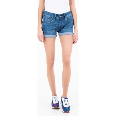 Pepe Jeans dámské džínové šortky Siouxie PL800685GQ2000 modré