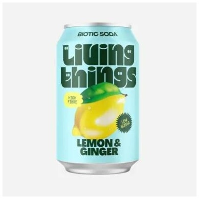 Living Things Soda citron a zázvor 12 x 330 ml