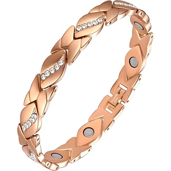 HARAHU Дамски гривна ad-38803 - Розова / Златна / 21, 5см kp38803 (ad-38803)