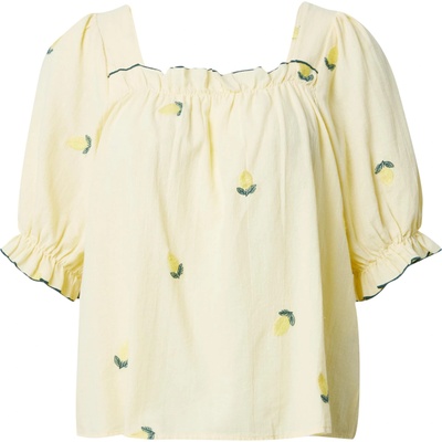 PIECES Блуза 'pcselena' жълто, размер xl