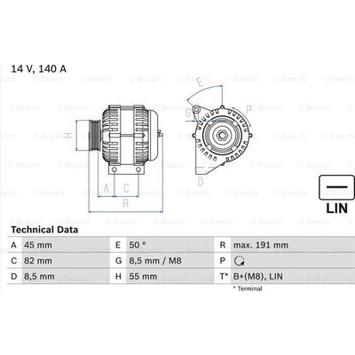 0986047380 BOSCH generátor