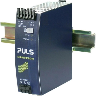 PULS DIMENSION QS5.241 sieťový zdroj na montážnu lištu (DIN lištu), 24 V/DC, 5 A, 120 W, výstupy 1 x