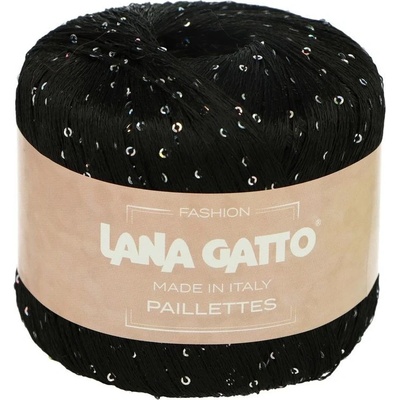 Lana Gatto Paillettes 8606 čierna