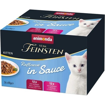 Vom Feinsten Cat Raffinesse Kitten Mega Mix 24 x 85 g