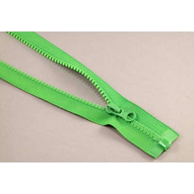 Deliteľný kostený zips - dĺžka (30 - 95 cm) - rôzne farby 40 cm Trávová zelená_CEZ