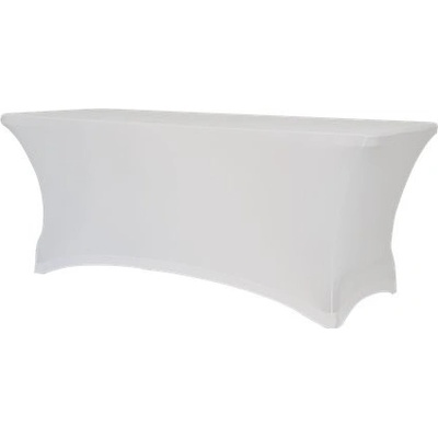 ZOWN Elastický poťah na hranatý cateringový stôl Biela SPTT-00268 244x76cm