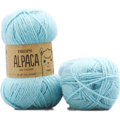 Drops Alpaca UNI 2917 světlá tyrkysová