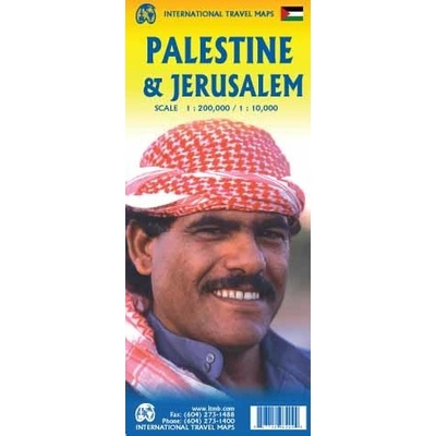 Palestine & Jerusalem - přehledová mapa