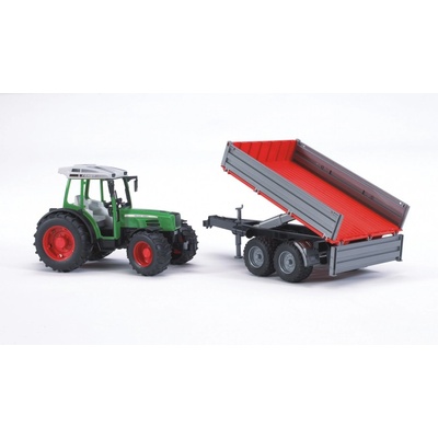 Bruder 2104 Traktor FENDT 209 S s návěsem