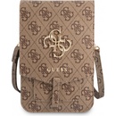Púzdro Guess PU 4G Metal Logo GUWBG4GFBR Phone Bag, hnedé