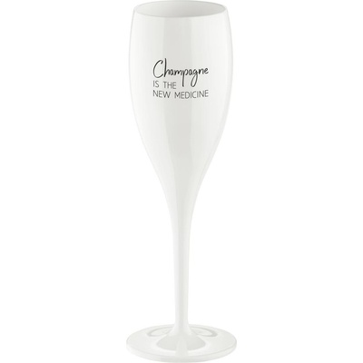 Koziol Чаша за шампанско Cheers с надпис Champage Is The New Medicione (3450525)