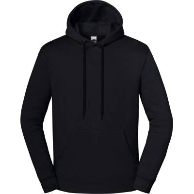 Fruit of the Loom iconic premium СУИТШЪРТ С КАЧУЛКА / Суитшърт с качулка от плътен памук - черен (16228400205)