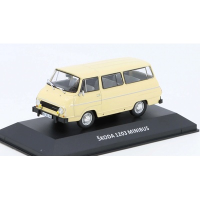 Škoda 1203 MINIBUS 1979 ŠKODA časopis s modelem 7 DeAgostini 1:43