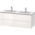Duravit L-Cube - Шкафче за умивалник 55x129x48 см, 2 чекмеджета, лъскаво бяло LC625802222 (LC625802222)