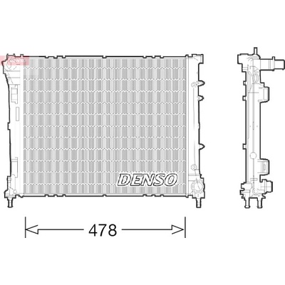 Chladič, chlazení motoru DENSO DRM09043 DE DRM09043