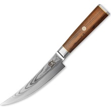 SOK Cocobolo White Damascus Nůž vykošťovací Honesuki Boning 130 mm