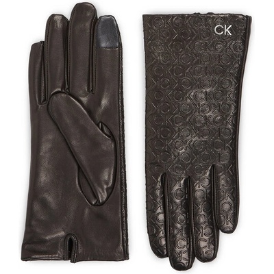 Calvin Klein Дамски ръкавици Calvin Klein Re-Lock Emb/Deb Leather Gloves K60K611165 Ck Black BAX (Re-Lock Emb/Deb Leather Gloves K60K611165)