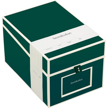 Semikolon Кутия за снимки и дискове CD Die Kante тъмнозелена (364113)
